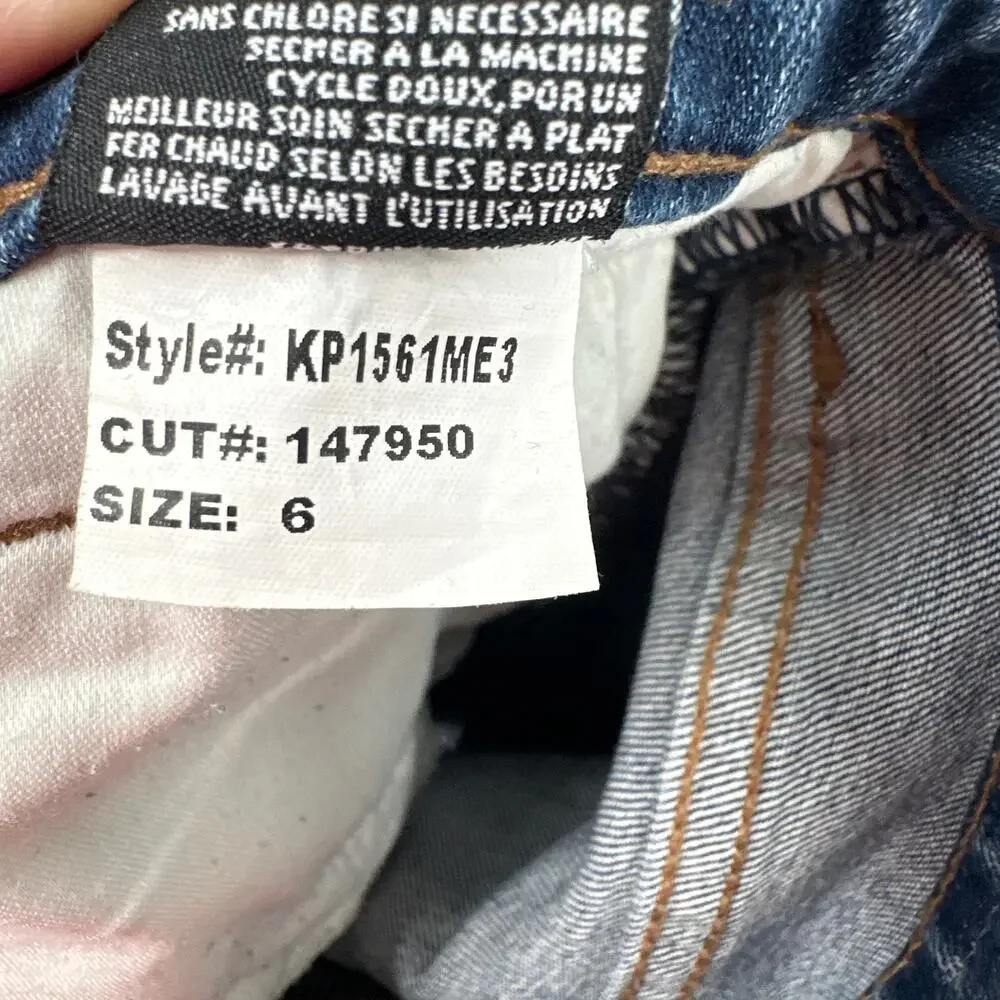 KUT FROM THE KLOTH Rachael Fab Ab Distressed Jeans // 6